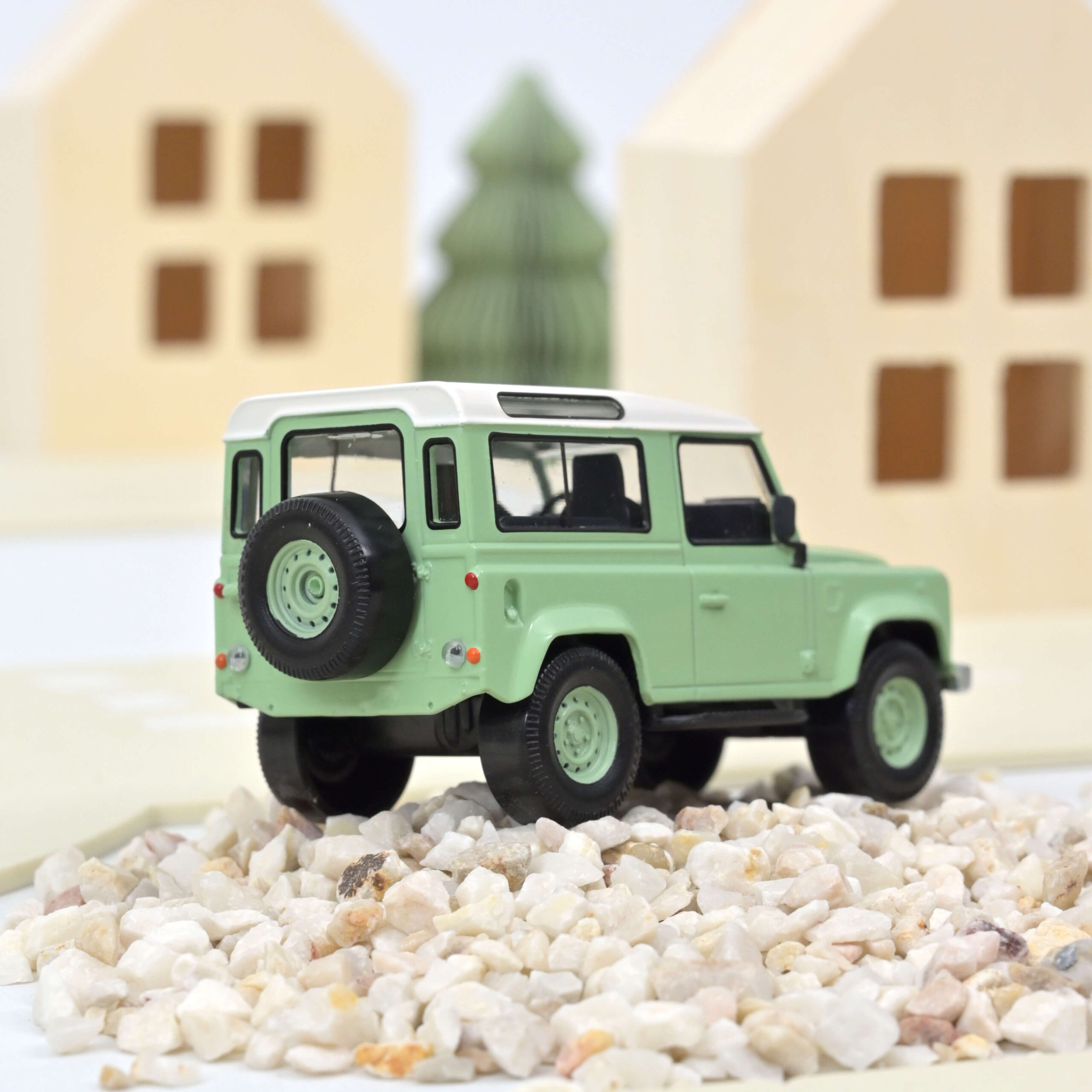 Land Rover Defender 1995 - Green & White - Slika 3