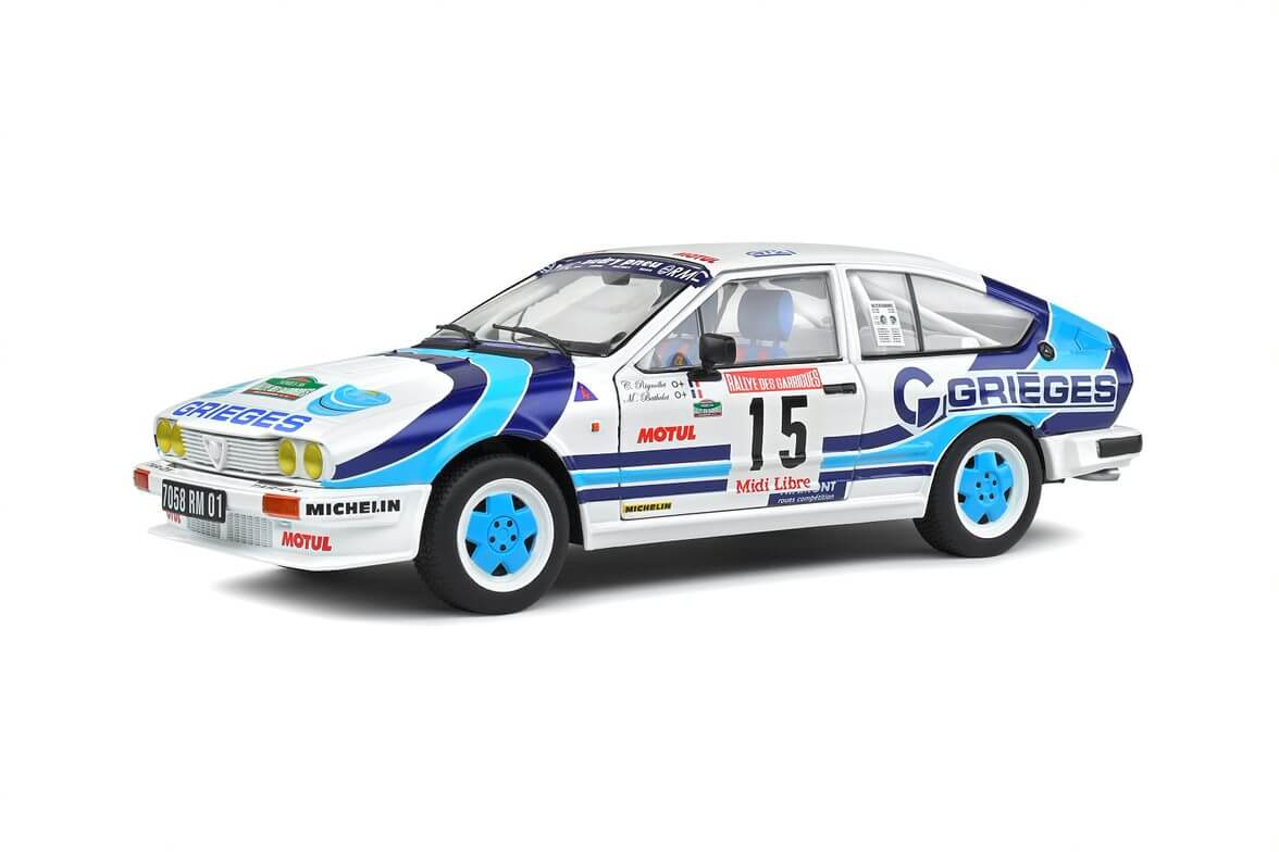 ALFA ROMEO GTV6 - RALLYE DES GARRIGUES 1986 -C.RIGOLLET/M.BATHELOT - Slika 3
