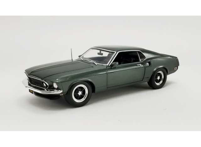 Ford Mustang *bullet* street fighter, custom dark green with dark grey street fighter wheel 1969 - Slika 8