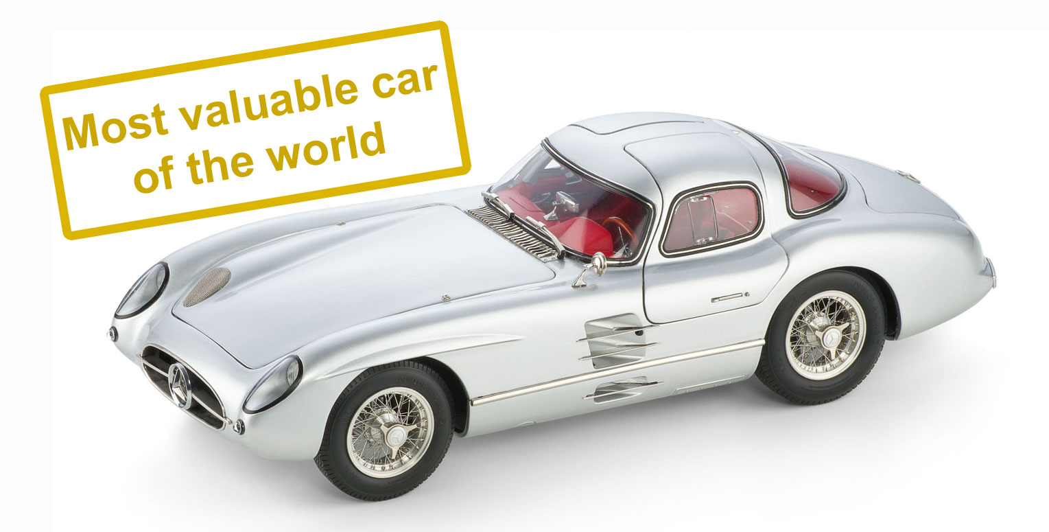 CMC Mercedes-Benz 300 SLR Coupé, 1955, red interior - Slika 9