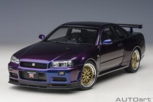 Nissan Skyline GT-R (R34) V-Spec II with BBS LM wheels (Midnight Purple III)