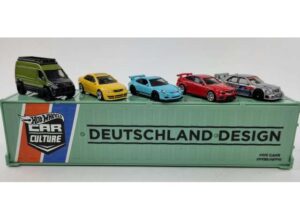 Fahrer Auf Der Autobahn Car Culture mix of 5 cars in a Special Container Packaging.