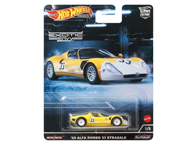 Alfa Romeo 33 Stradale #33 *exotic envy*, yellow/white 1969