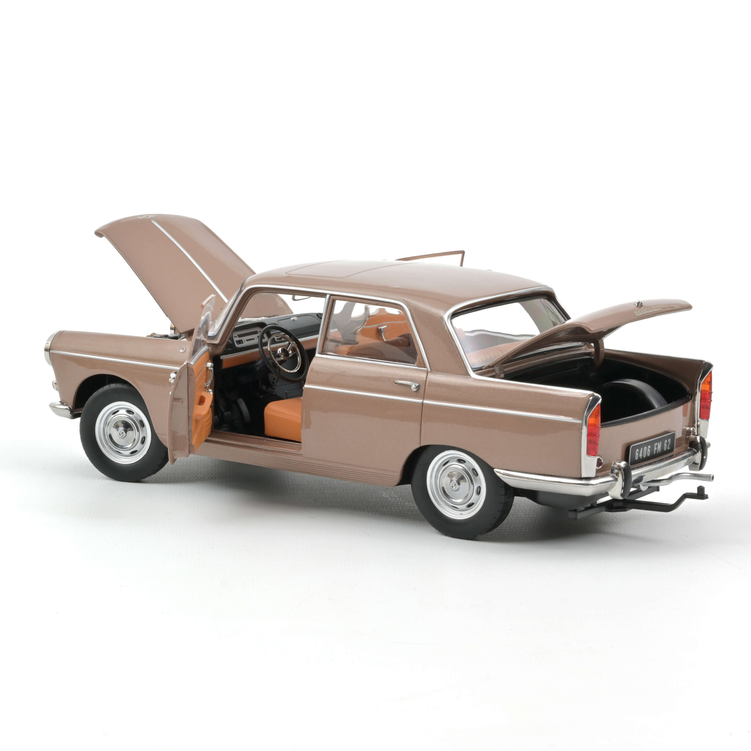Peugeot 404 1965 Brown metallic with Caravan Hénon - Slika 4