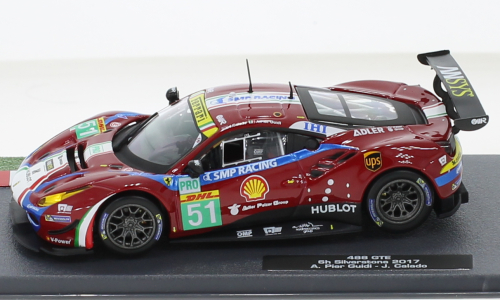 Ferrari 488 GTE, No.51, 6h Silverstone, A.Pier Guidi/J.Calado, without showcase, 2017