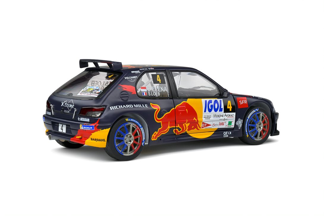 PEUGEOT 306 MAXI BLACK RALLYE DU MONT BLANC S. Loeb / D. Elena 2021 - Slika 10