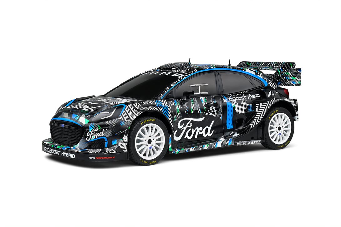 FORD PUMA RALLY1 HYBRID BLACK GOODWOOD FESTIVAL OF SPEED 2021 - Slika 3