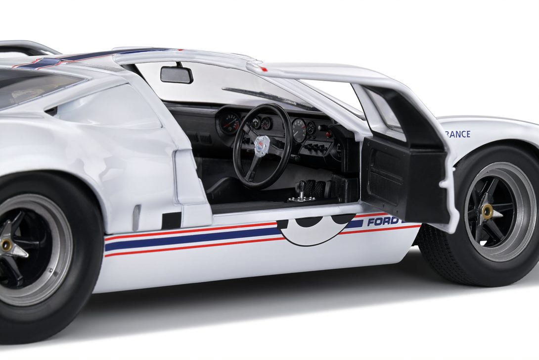 FORD GT40 MK1 WHITE #130 H.GREDER / J.M.GIORGI TARGA FLORIO 1967 - Slika 8
