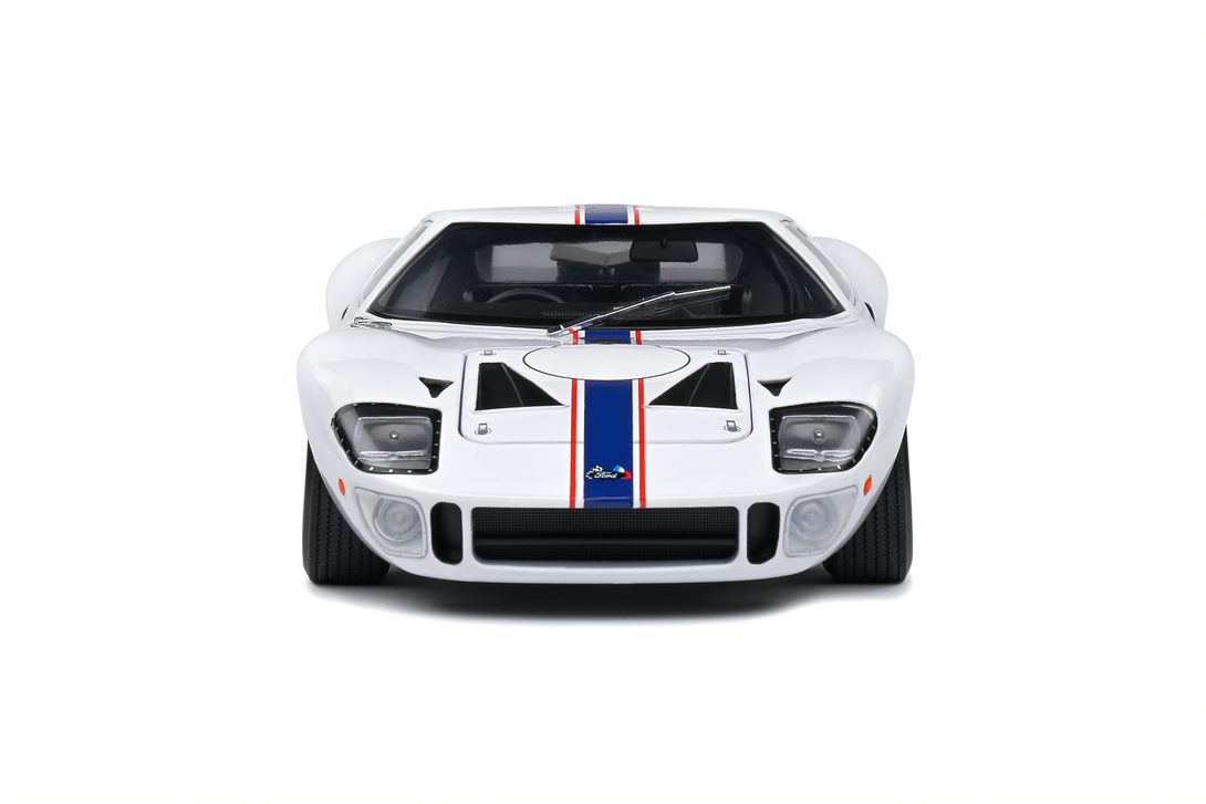 FORD GT40 MK1 WHITE #130 H.GREDER / J.M.GIORGI TARGA FLORIO 1967 - Slika 2