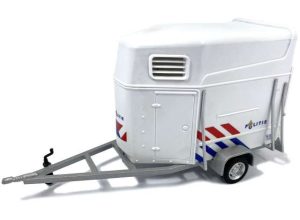 Horse Trailer *Police The Netherlands*, white/red/blue