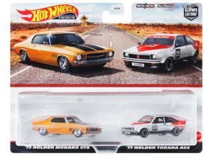 Holden Monaro GTS & 1977 Holden Torana A9X 1973 set of 2, orange/white/red