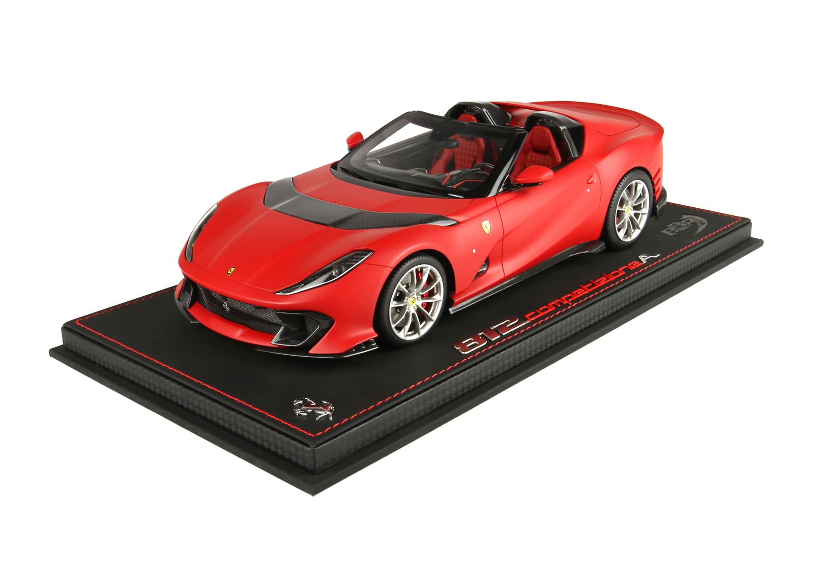 Ferrari 812 Competizione Aperta Rosso Ferrari F1 -75 - Model with display case Limited Edition - 48 pcs