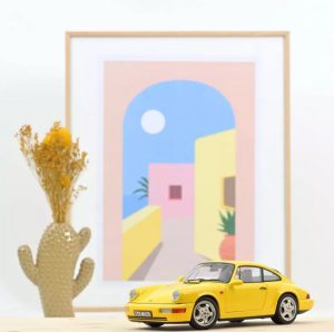 Porsche 911 Carrera 2 1992 Yellow