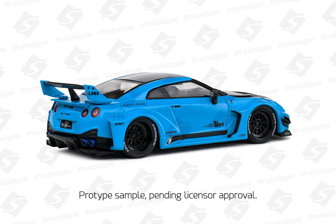 NISSAN GTR35 LBWK SILHOUETTE MIAMI BLUE 2019 - Slika 4