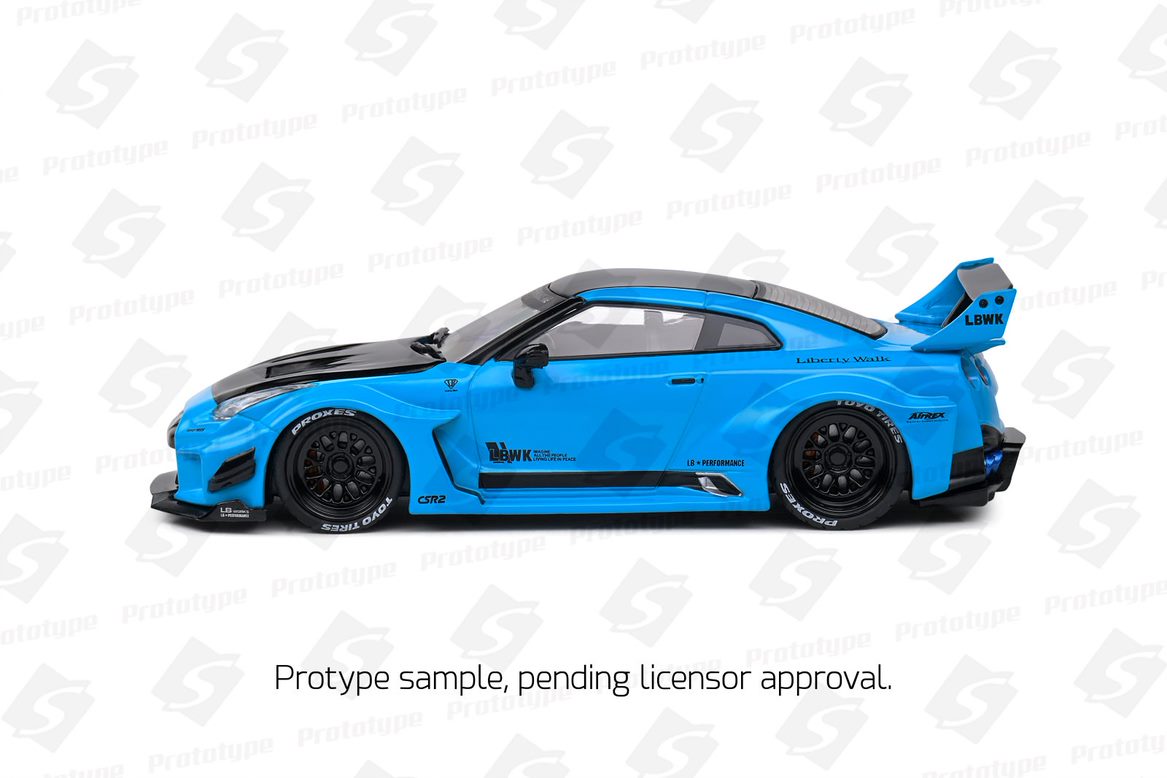 NISSAN GTR35 LBWK SILHOUETTE MIAMI BLUE 2019 - Slika 3