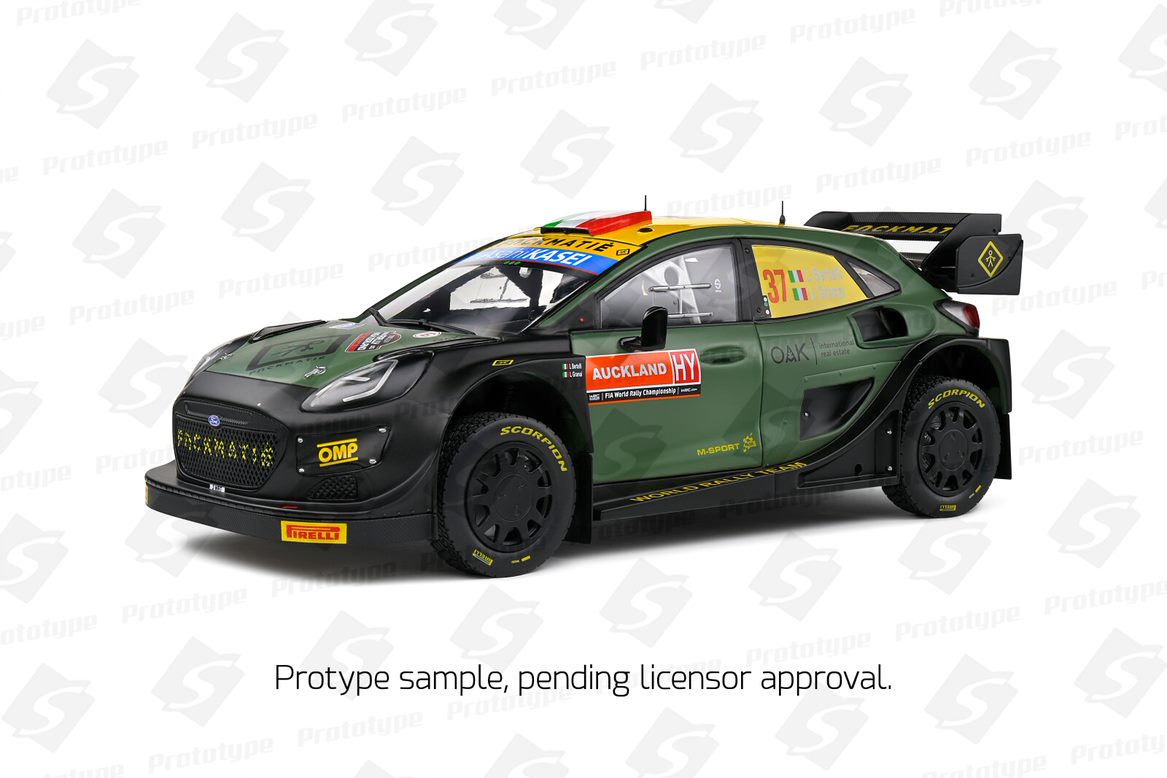 FORD PUMA RALLY1 HYBRID BLACK #7 BERTELLI/GRANAI RALLY NEW ZEALAND