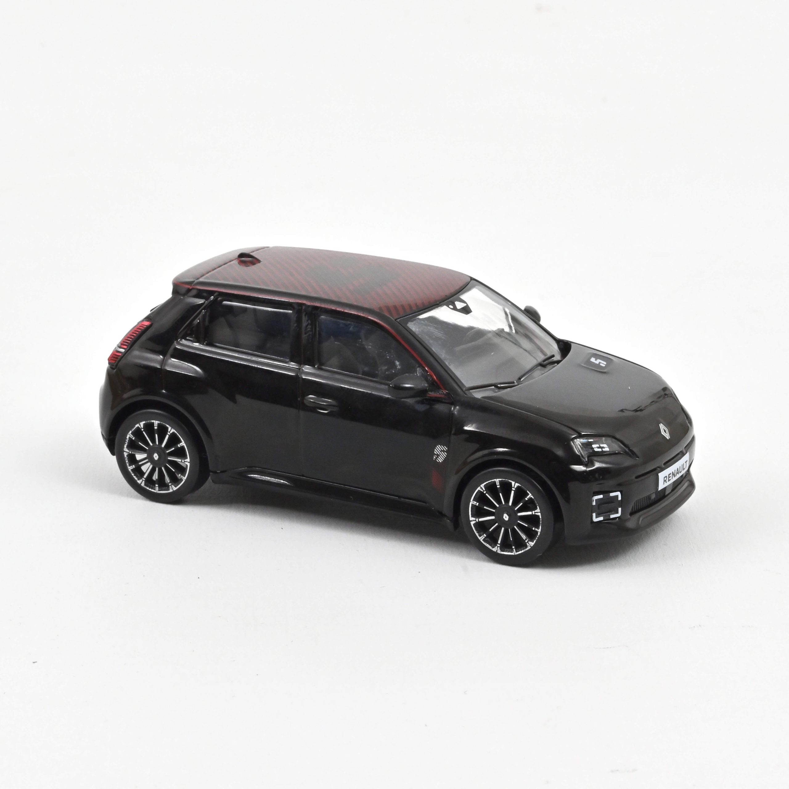 Renault 5 E-Tech Electric 2025 Diamond Black and red deco