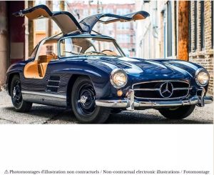 Mercedes-Benz 300 SL (W198) 1954 Blue