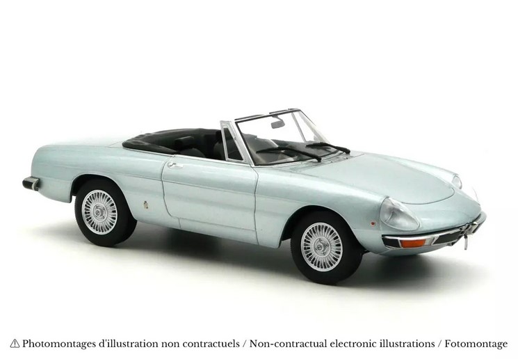 Alfa Romeo 2000 Spider 1973 Silvergrey metallic