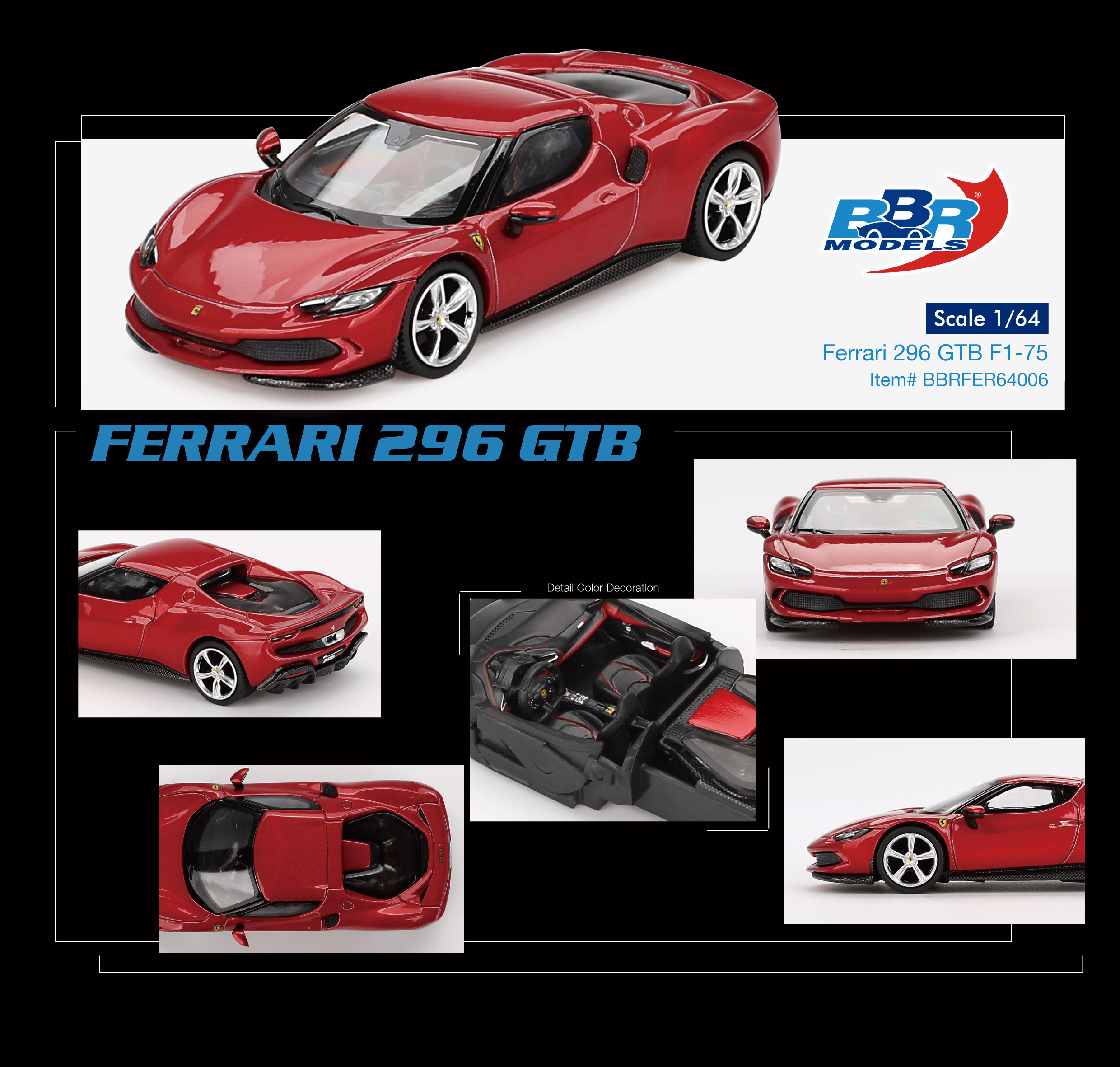 FERRARI 296 GTB F1-75 2024 - Slika 4