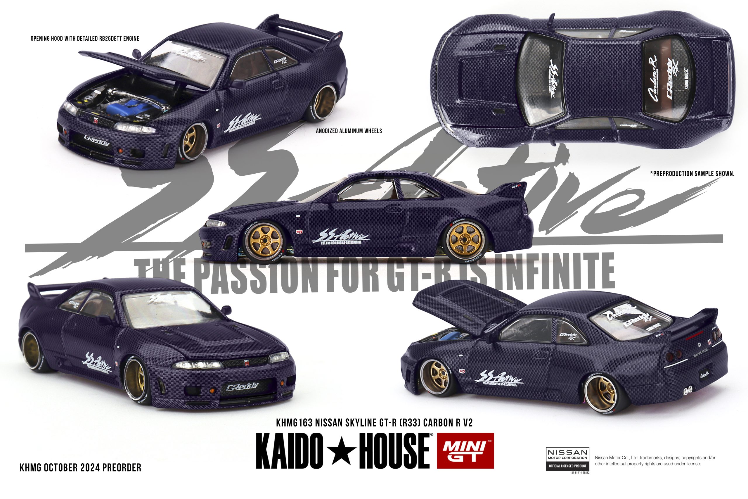 NISSAN SKYLINE GT-R (R33) ACTIVE CARBON R V2 1995 - Slika 2