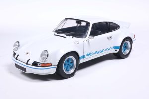 PORSCHE 911 RSR WHITE / BLUE CARRERA STRIPES 1973