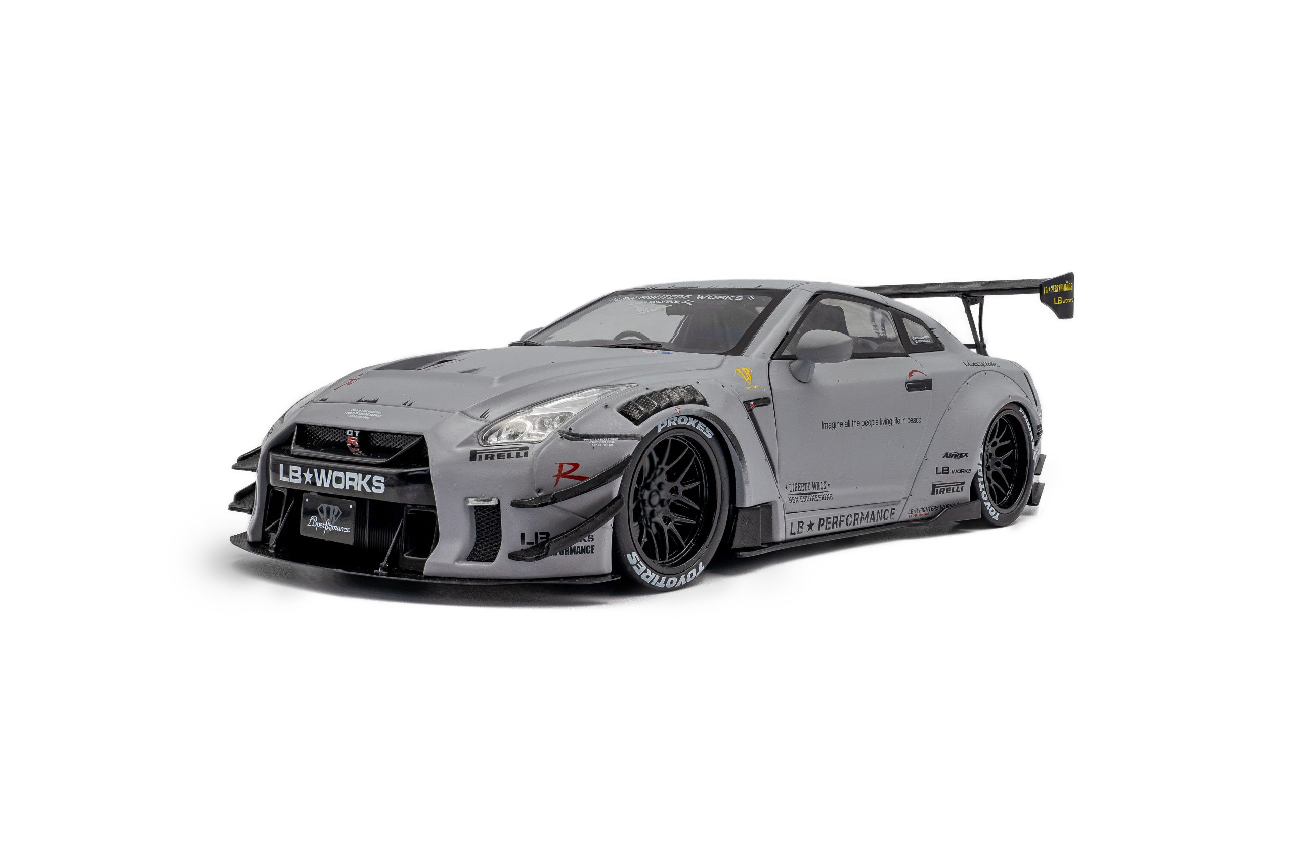 NISSAN GT-R (R35) W/ LIBERTY WALK BODY KIT 2.0 FIGHTER LIVERY 2018 - Slika 3