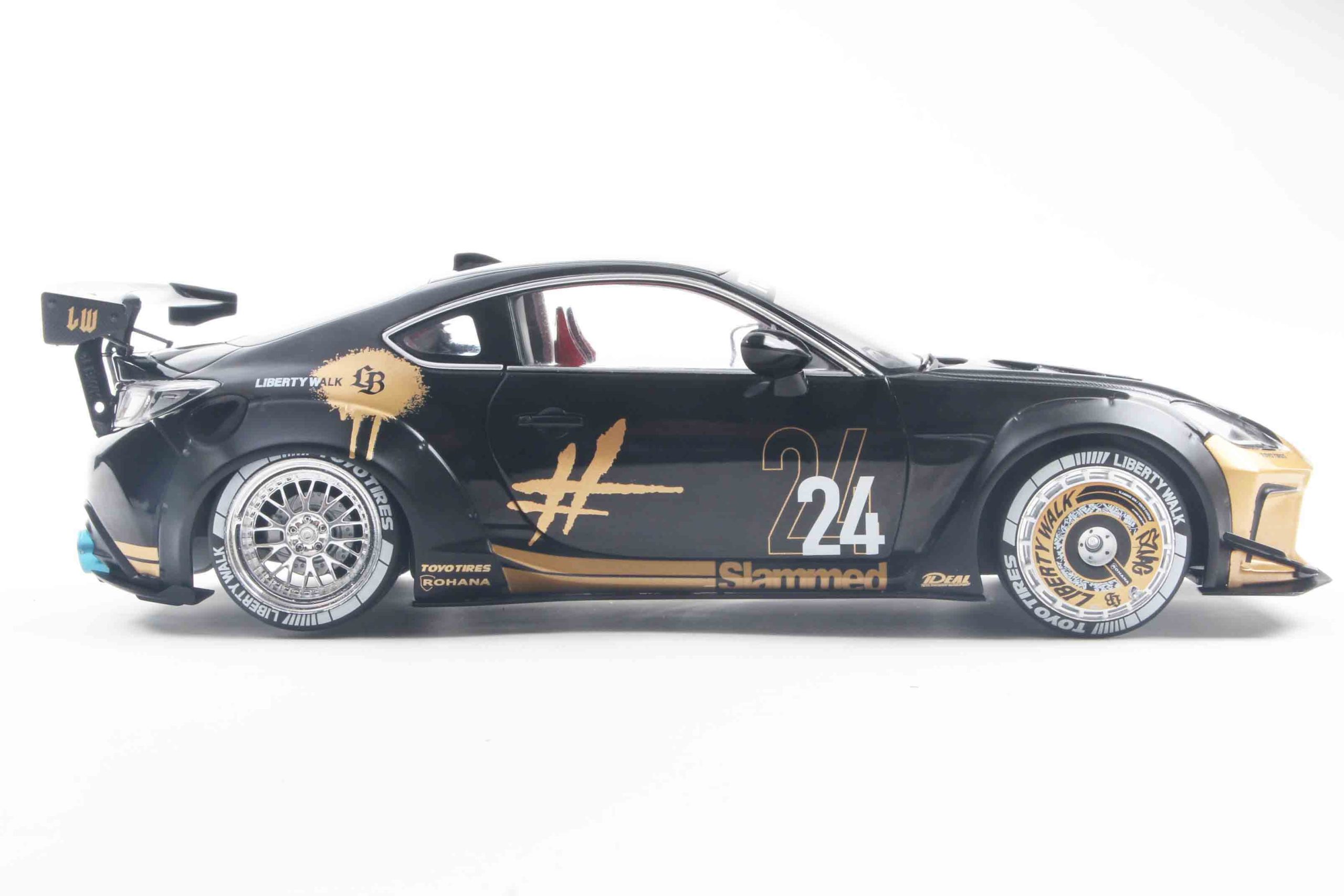 TOYOTA GR86 LIBERTY WALK BODY KIT BLACK & GOLD 2024 - Slika 7