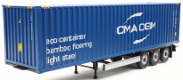 CONTAINER TRAILER BLUE 2024