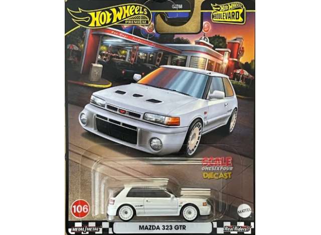Mazda 323 GTR, white