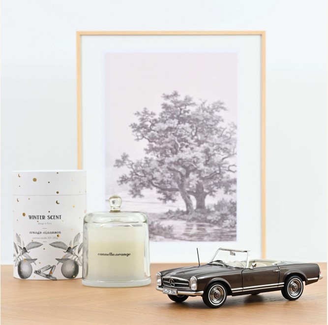 Mercedes-Benz 230 SL 1963 Bronce met 1:18 - Limited edition 300pcs