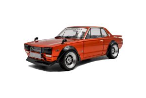 NISSAN SKYLINE (C10) HAKOSUKA SOLIDO WORKS ORANGE METALLIC 1970