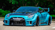 NISSAN GT-R (R35) LIBERTY WALK SILHOUETTE BODY KIT BLUE METALLIC 2025