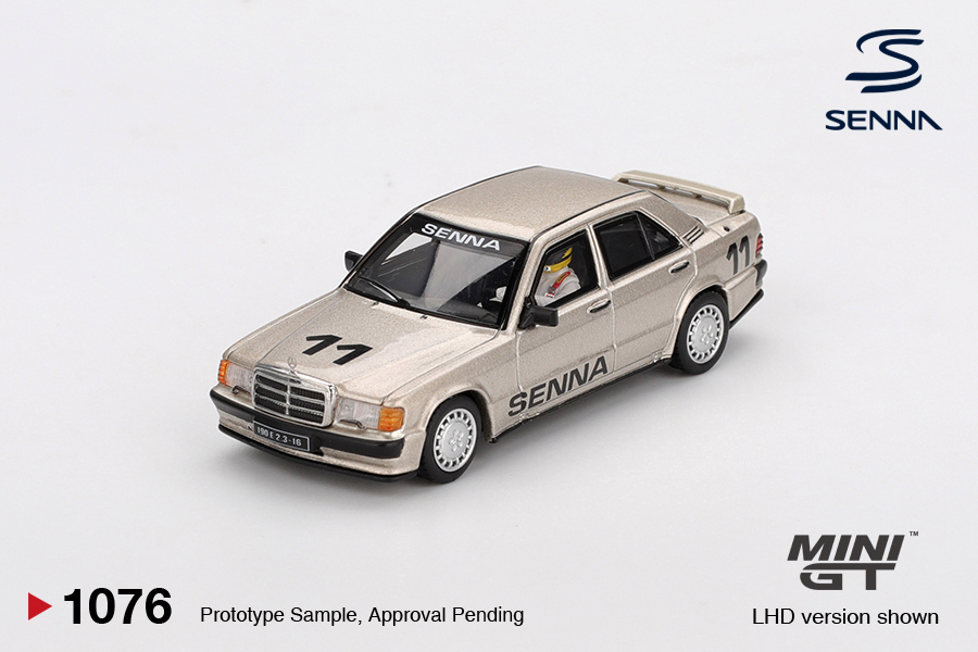 MERCEDES-BENZ 190E 2.3-16 #11 AYRTON SENNA W/ FIGURE RACE OF CHAMPIONS 1984 - Slika 3