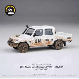 Toyota Land Cruiser LC79 UN MINUSCA Off road effect, white