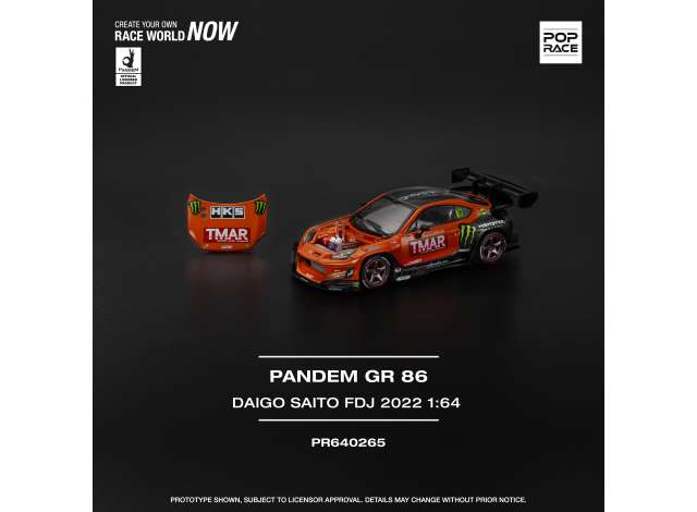 TOYOTA Pandem GR 86 Daigo Saito FDJ, various