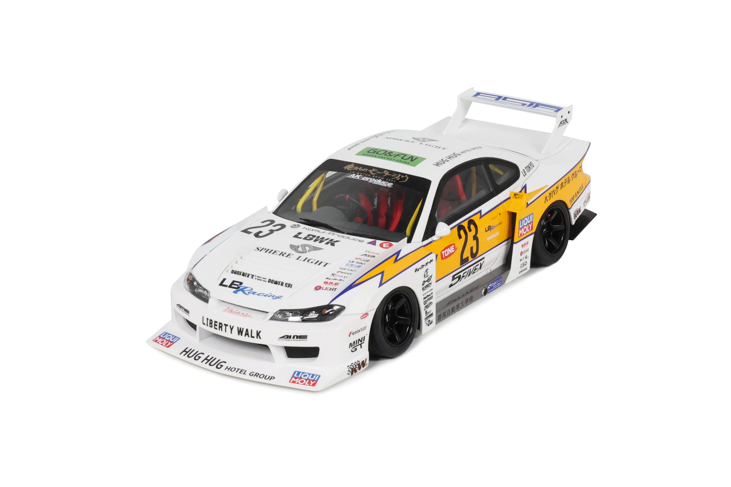 NISSAN S15 SILVIA LB SUPER SILHOUETTE WHITE 2021 - Slika 5
