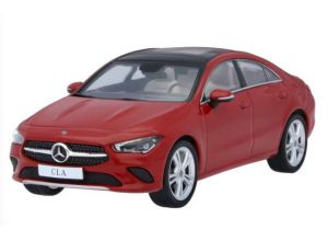 Mercedes-Benz CLA Coupe (C118) *in Mercedes dealer packaging*, Jupiter red 2019