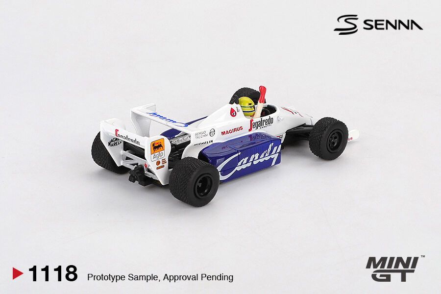 Toleman TG184 #19 Ayrton Senna 1984 Monaco Grand Prix 2nd Place - Slika 2