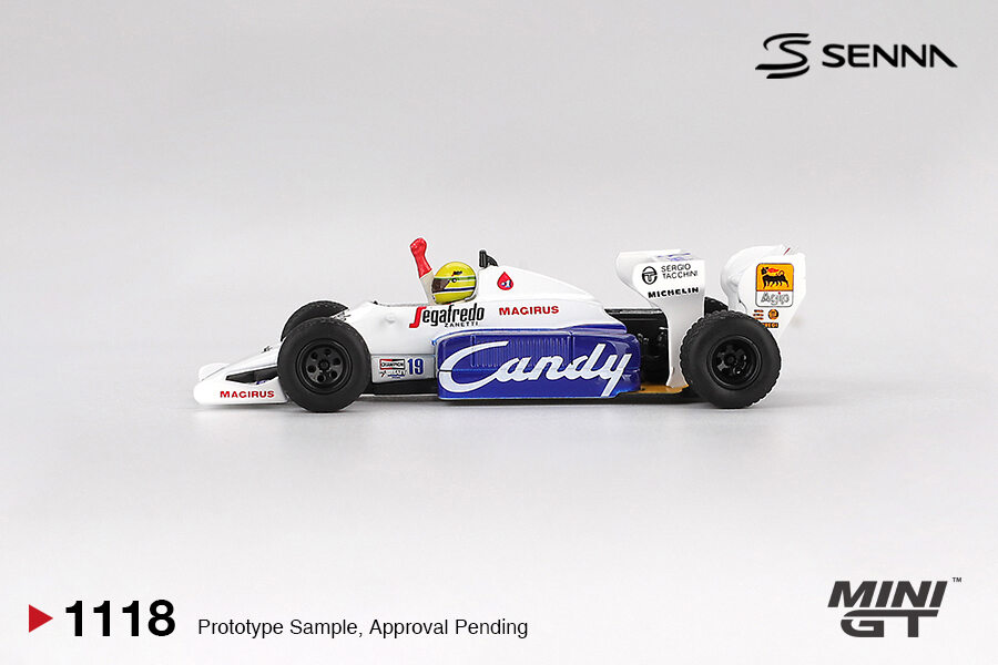 Toleman TG184 #19 Ayrton Senna 1984 Monaco Grand Prix 2nd Place - Slika 3